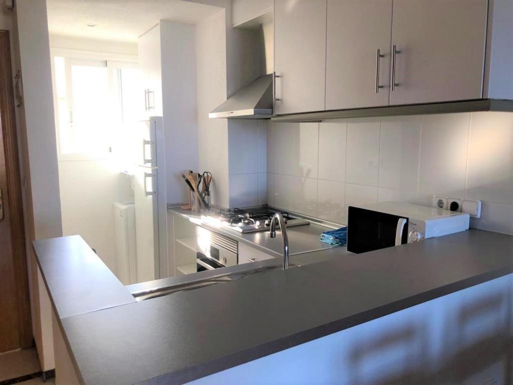 Acogedor Apartamento Frente Al Mar Con Piscina Альтеа Экстерьер фото